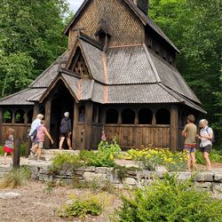 Cherry Train Tours - Washington Island Stavkirke (Church)
