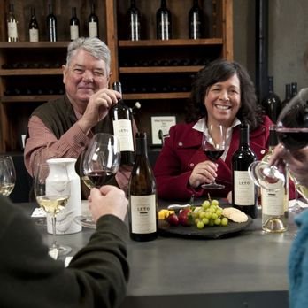 Leto Cellars - a group of people enjoying wine - Wine Tasting Room Near Me - Napa, California