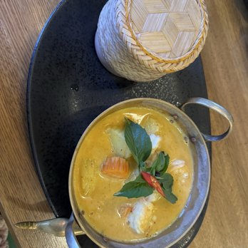 Dok Khao - Yellow Curry with sticky rice - Thai Near Me - Woodbridge, Virginia Dok Khao - Yellow Curry with sticky rice - Thai Near Me - Woodbridge, Virginia