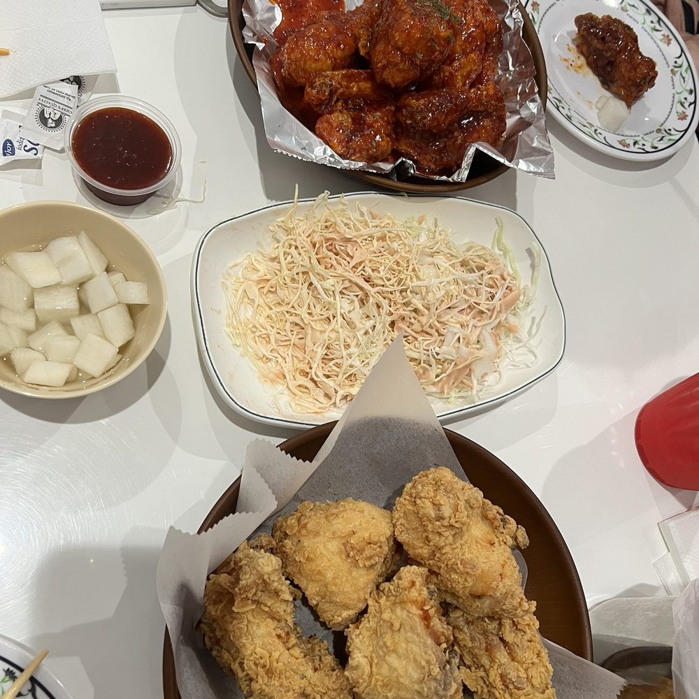 92 Chicken - Chicken half spicy and half original - Korean Near Me - Garden Grove, California 92 Chicken - Chicken half spicy and half original - Korean Near Me - Garden Grove, California
