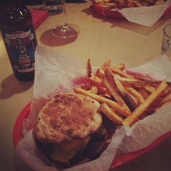Little b's - English muffin burger really really good - Burgers Near Me - Tarrytown, New York