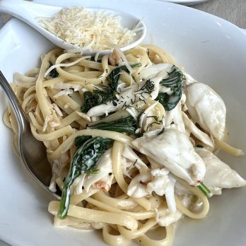 NM Cafe - Crabmeat pasta so delicious! - New American Near Me - Garden City, New York