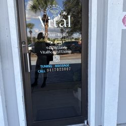 Tuning Massage Therapy and Wellness - The entrance door
