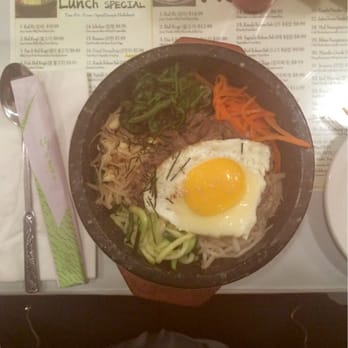 Manna - Amazing beef bibimbap that was so hot that it kept fogging my camera - Korean Near Me - San Francisco, California Manna - Amazing beef bibimbap that was so hot that it kept fogging my camera - Korean Near Me - San Francisco, California