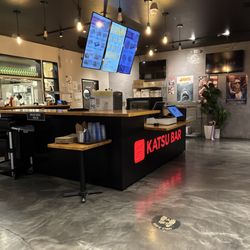 Katsu Bar - Front Counter. Self ordering system plus beers on tap!!