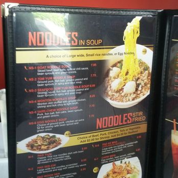 Thai BBQ & Noodle - Noodles menu - Thai Near Me - Cypress, California Thai BBQ & Noodle - Noodles menu - Thai Near Me - Cypress, California