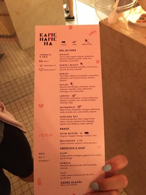 Menu photo 2 Kamehameha Montreal, QC Menu photo 2 Kamehameha Montreal, QC