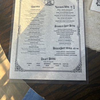 The Corner - Drink menu - Cocktail Bars Near Me - Miami, Florida