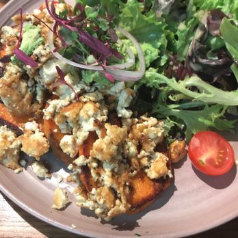 Sibling by Pushkin's - Vegan sweet potato scramble - New American Near Me - Sacramento, California Sibling by Pushkin's - Vegan sweet potato scramble - New American Near Me - Sacramento, California