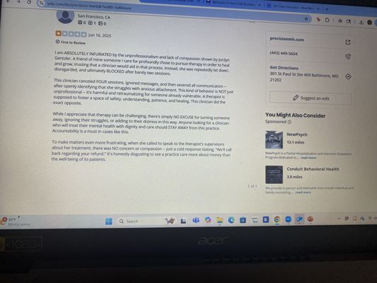 Precision Mental Health