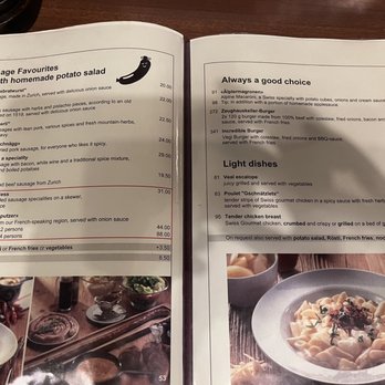 Zeughauskeller - menu - Swiss Food Near Me - Zürich, ZH Zeughauskeller - menu - Swiss Food Near Me - Zürich, ZH