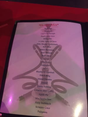 Menu photo 2 5 Star Hookah  Granada Hills, CA