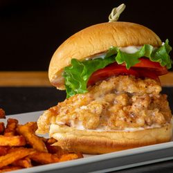 The Hilltop Maritime Tavern - Buttermilk Chicken Burger
