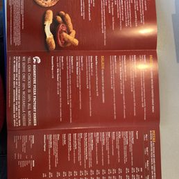 Menu and pizza ordered! Menu and pizza ordered!