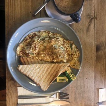 Goose On The Loose - Omelet and coconut milk cappuccino - Cafes Near Me - Dublin, D Goose On The Loose - Omelet and coconut milk cappuccino - Cafes Near Me - Dublin, D