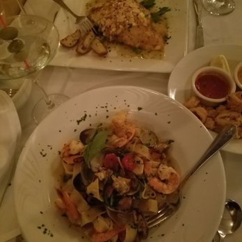 Gran Paradiso - Homemade delicious pasta and Seafood and filet of sole with almonds. Delicious! - Italian Near Me - Island Park, New York Gran Paradiso - Homemade delicious pasta and Seafood and filet of sole with almonds. Delicious! - Italian Near Me - Island Park, New York