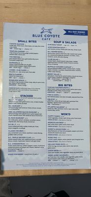 Menu photo 5 Blue Coyote Cafe Scottsdale, AZ Menu photo 5 Blue Coyote Cafe Scottsdale, AZ