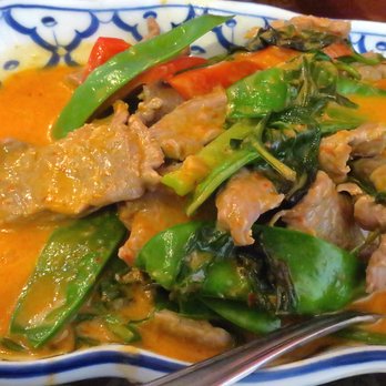 The Basil Restaurant - Panang Curry with beef - Thai Near Me - Carson City, Nevada