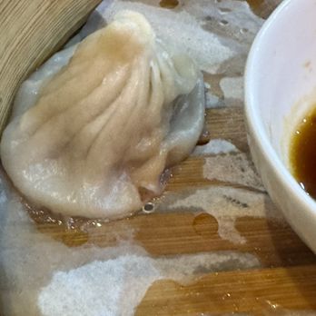Chef Yan - Pork Soup Dumplings punctured so soup ran out of three of the five in our order. - Chinese Near Me - Fairfax, Virginia