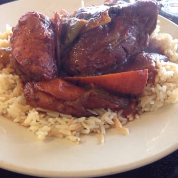 La Mia Restaurant - Special Stewed Lamb over rice. Wonderfully done! - Middle Eastern Near Me - Clinton Twp, Michigan