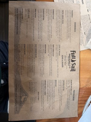 Menu photo 2 Full Sail Brew Pub Hood River, OR Menu photo 2 Full Sail Brew Pub Hood River, OR