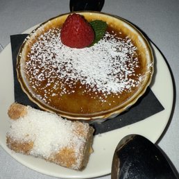 Mint crème brûlée
