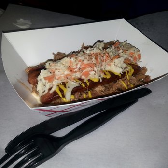The Tipping Point - Bunless Carolina dog - Bars Near Me - Montgomery, Alabama