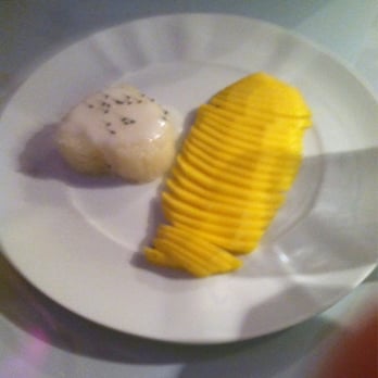 Sweet Basil - Mango with sticky rice. - Thai Near Me - Albany, New York Sweet Basil - Mango with sticky rice. - Thai Near Me - Albany, New York