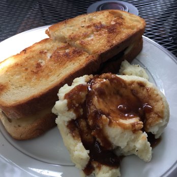 The Book & Bee - Meatloaf sandwich with mashed potatoes - Cafes Near Me - Hendersonville, North Carolina