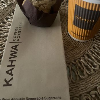 Kahwa Coffee Roasters - Chocolate chip muffin and vanilla latte - Coffee & Tea Near Me - Fort Worth, Texas Kahwa Coffee Roasters - Chocolate chip muffin and vanilla latte - Coffee & Tea Near Me - Fort Worth, Texas