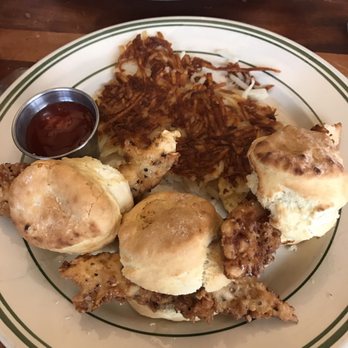 Ted's Bulletin Reston - Chicken and waffle biscuits. - Breakfast & Brunch Near Me - Reston, Virginia Ted's Bulletin Reston - Chicken and waffle biscuits. - Breakfast & Brunch Near Me - Reston, Virginia