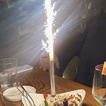 Industry Kitchen + Bar - Amazing birthday dessert! - Diners Near Me - Sparta, New Jersey