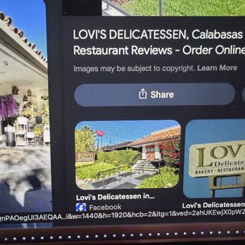 Lovi's Delicatessen - Signage - Delis Near Me - Calabasas, California