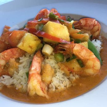Moonshadows - Thai curry shrimp dish - Seafood Near Me - Malibu, California Moonshadows - Thai curry shrimp dish - Seafood Near Me - Malibu, California