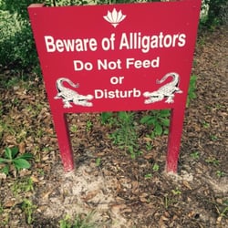 Cinco Ranch Water Park - Be careful with the alligators