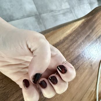 Tip Top Nails - Cat eye gel manicure from Tina! - Nail Salons Near Me - Cathedral City, California