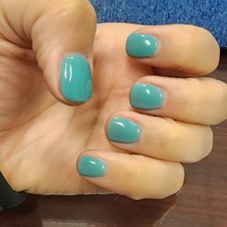 Charlie's Bar Nails Club - This is a picture of my nails the day after I got them done.