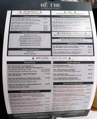 Menu photo 3 Re Tre Denver, CO
