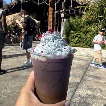 Satu'li Canteen - Joffrey's-Specialty Ube Cold Brew - New American Near Me - Lake Buena Vista, Florida
