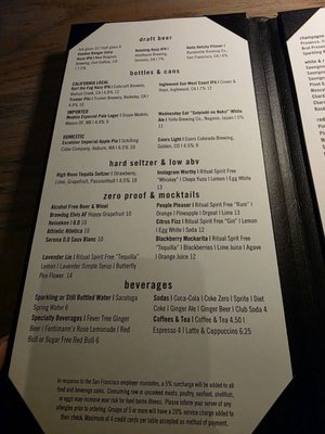 Menu photo 4 Dirty Habit San Francisco, CA Menu photo 4 Dirty Habit San Francisco, CA