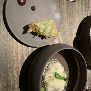 Madcap - Somen noodles with shrimp tempura - New American Near Me - San Anselmo, California