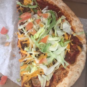 Monte Cello's - Half of a small taco pizza. - Pizza Near Me - Cranberry Township, Pennsylvania Monte Cello's - Half of a small taco pizza. - Pizza Near Me - Cranberry Township, Pennsylvania