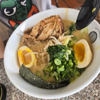 Santa Barbara Craft Ramen - Delicious original (tonkatsu) ramen. Huge piece of pork shoulder! - Ramen Near Me - Santa Barbara, California