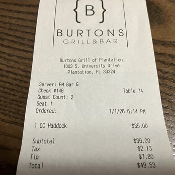 Burtons Grill & Bar - Check out - New American Near Me - Plantation, Florida Burtons Grill & Bar - Check out - New American Near Me - Plantation, Florida