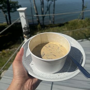 Wild Oats Bakery & Cafe - Mushroom soup (couldn't wait to eat) - Bakeries Near Me - Brunswick, Maine