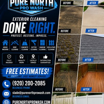 Pure North Pro Wash - Pressure Washers Near Me - Green Bay, Wisconsin Pure North Pro Wash - Pressure Washers Near Me - Green Bay, Wisconsin