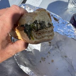 Angelina's Fine Italian Deli & Catering - John's Special.. chicken cutlet, broccoli rabe, and sharp provolone on a semolina