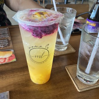 Mama Le - Dragon Mango Breeze Fruit Tea before I shook it. - Vietnamese Near Me - Richmond, Texas Mama Le - Dragon Mango Breeze Fruit Tea before I shook it. - Vietnamese Near Me - Richmond, Texas