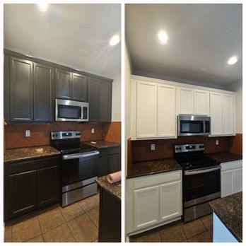 Curb Line Paint - Before and After - Painters Near Me - San Antonio, Texas Curb Line Paint - Before and After - Painters Near Me - San Antonio, Texas