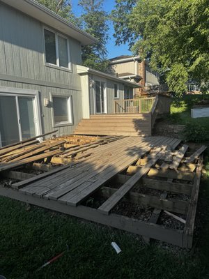 Deck Removal - Is your old deck taking up space? Let us help! Our professional team offers quick, safe, and affordable deck removal services. We handle everything from dismantling to clean-up, leaving your yard ready for a fresh start.